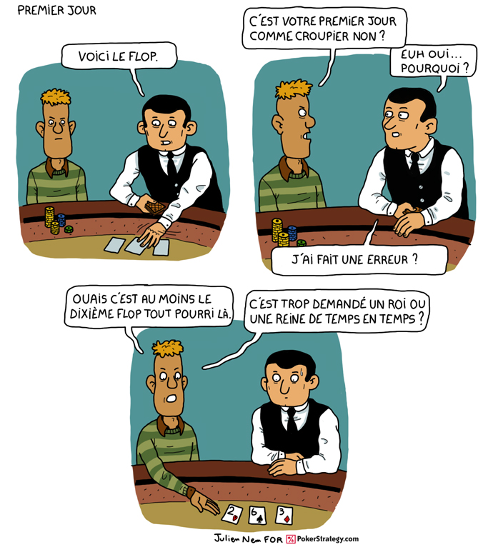BD de poker humoristique Dealer