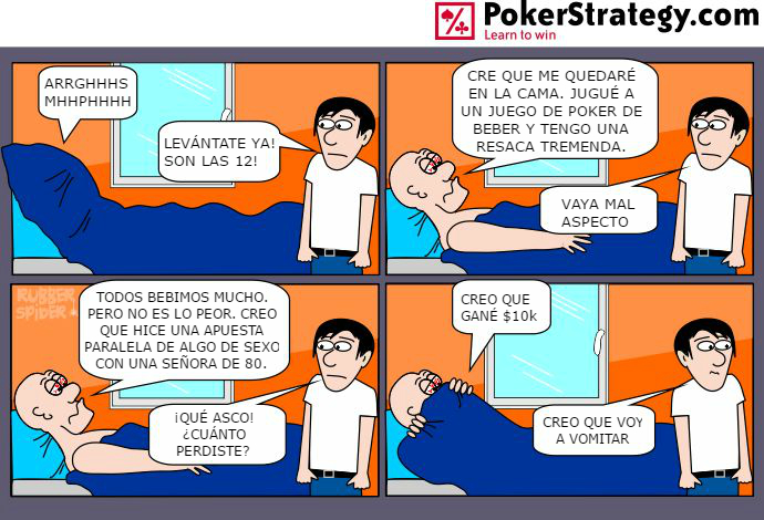Tiras de poker divertidas Borracho