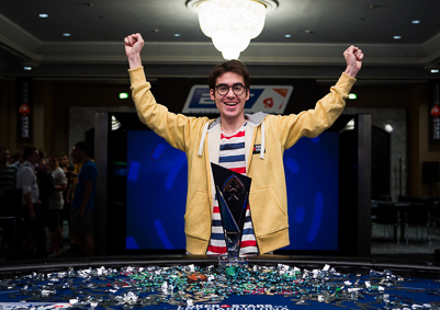 Sebastian Malec winning EPT Barcelona