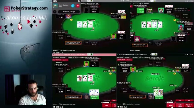 Mikakou2 sur Twitch Twitch MTT Live Session Poker