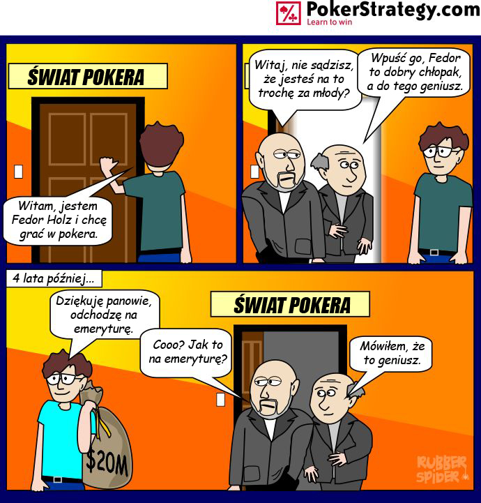 Śmieszny Pokerowy Komiks Holz