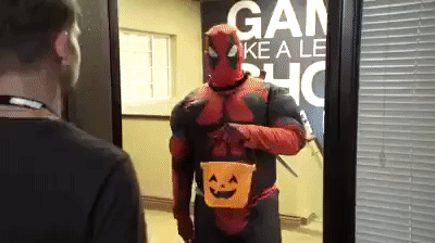Deadpool trick or treat