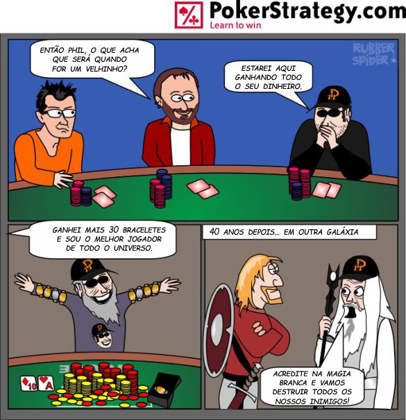 Tirinhas de poker divertidas Hellmuth