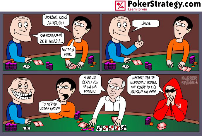 Vtipn&yacute; pokerov&yacute; komiks Přetv&aacute;řka