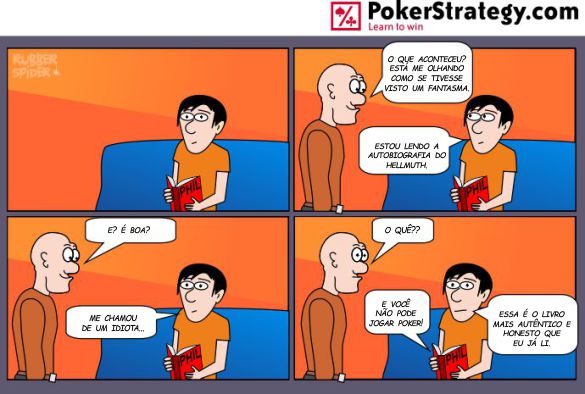 Tirinhas de poker divertidas Hellmuth