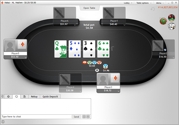 partypoker cash game