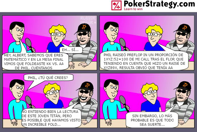 Tiras de poker divertidas Mano