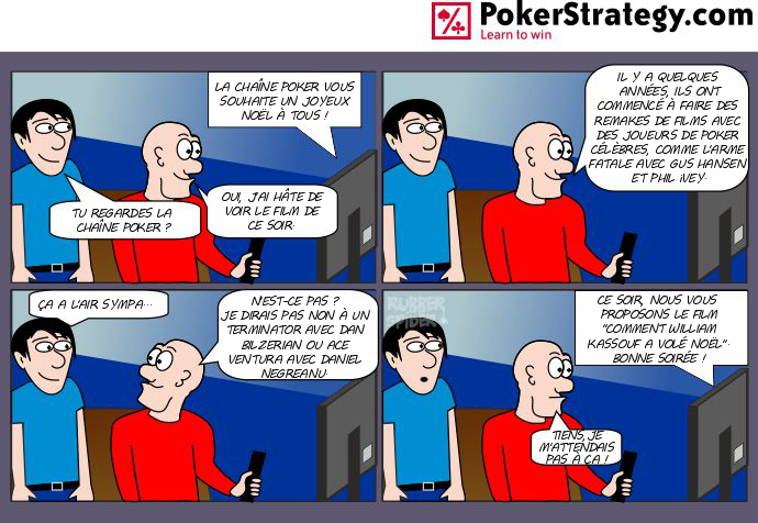 BD de poker humoristique No&euml;l