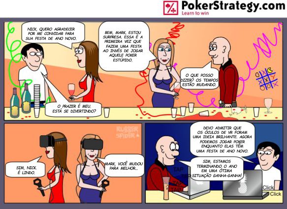 Tirinhas de poker divertidas Festa