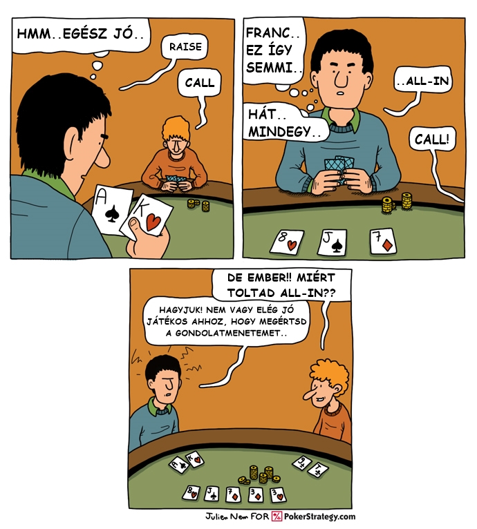 Vicces p&oacute;ker k&eacute;preg&eacute;ny All-in