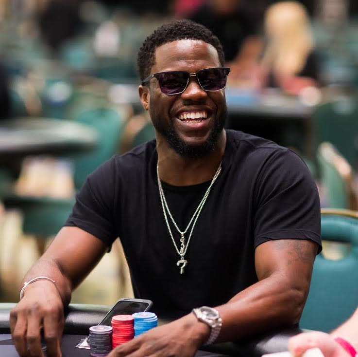 Kevin Hart playing poker