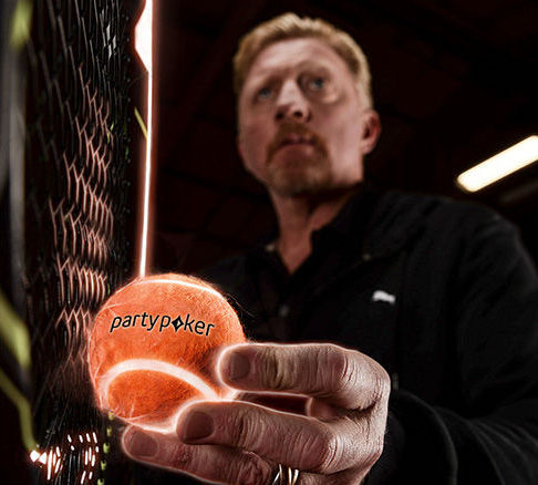 Boris Becker promuove partypoker