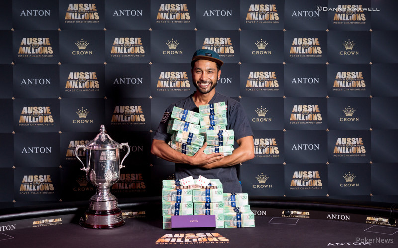 Shurane Vijayaram - zwycięzca Main Eventu Aussie Millions 2017 Shurane Vijayaram, Aussie Millions