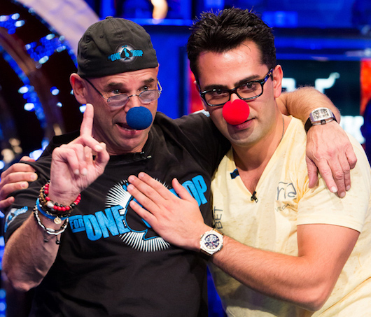 Guy Laliberte and Antonio Esfandiari