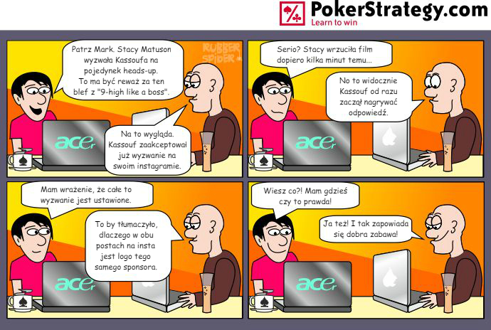 Śmieszny Pokerowy Komiks William Kassouf
