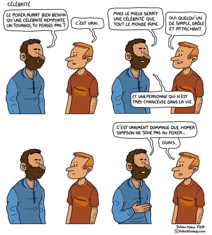 BD de poker humoristique Homer Simpson