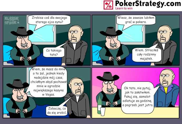 Śmieszny Pokerowy Komiks Las Vegas
