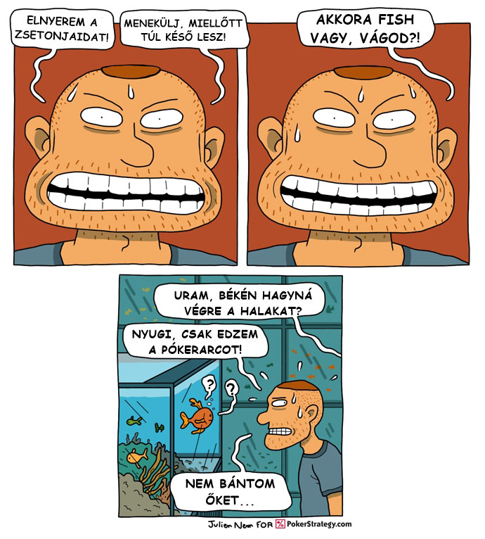 Vicces p&oacute;ker k&eacute;preg&eacute;ny Fish
