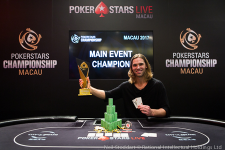 Elliot Smith - triumfator Main Eventu PSC Macau