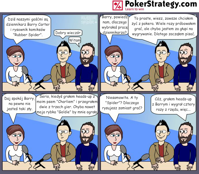 Śmieszny Pokerowy Komiks Barry Carter