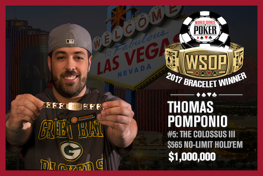 Thomas Pomponio wins the WSOP COLOSSUS