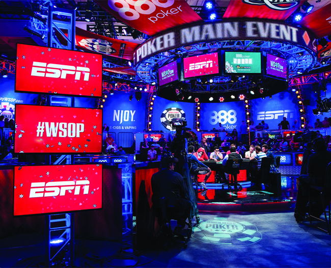 Transmissões ao vivo do Main Event começam em 8 de julho WSOP Main Event na ESPN