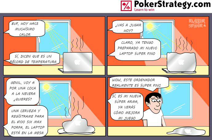 Tiras de poker divertidas Laptop