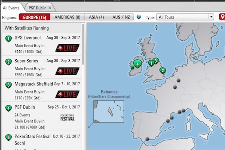 pokerstars satellites