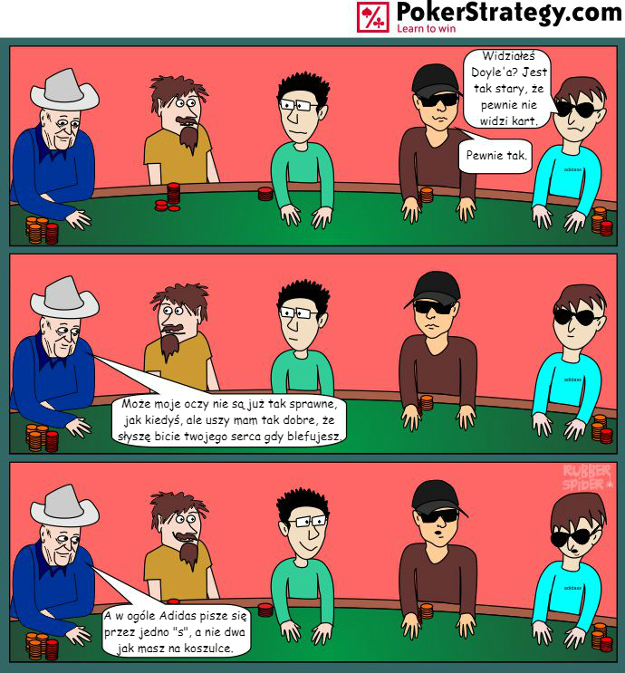 Śmieszny Pokerowy Komiks Doyle Brunson