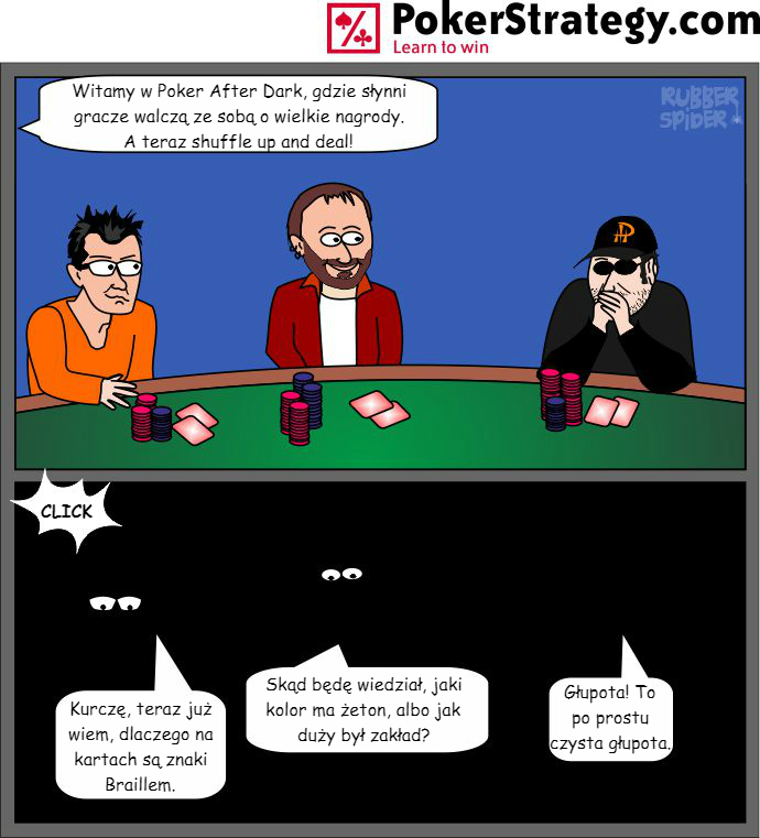 Śmieszny Pokerowy Komiks Phil Hellmuth