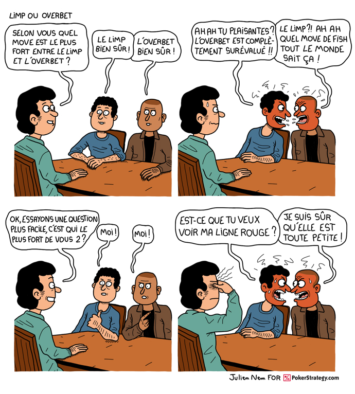 BD de poker humoristique Strat&eacute;gie