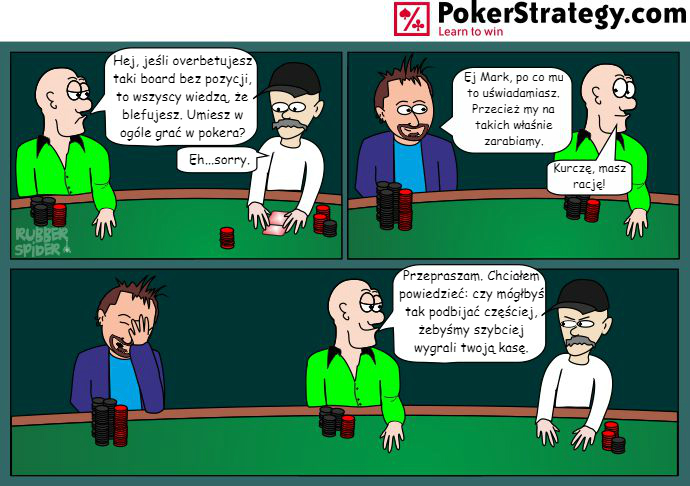 Śmieszny Pokerowy Komiks Tank