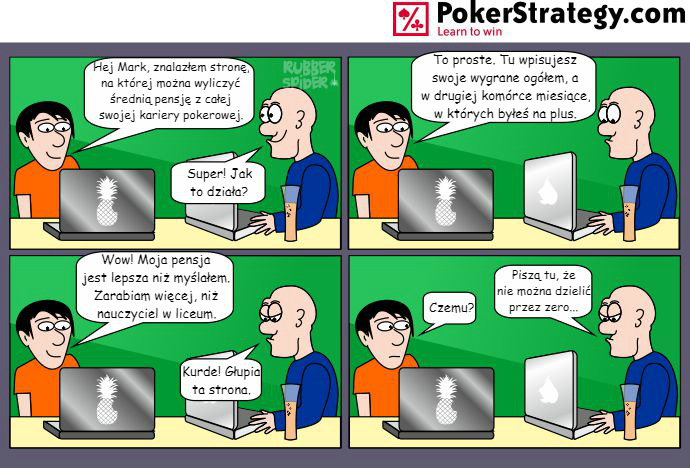 Śmieszny Pokerowy Komiks Pieniądze