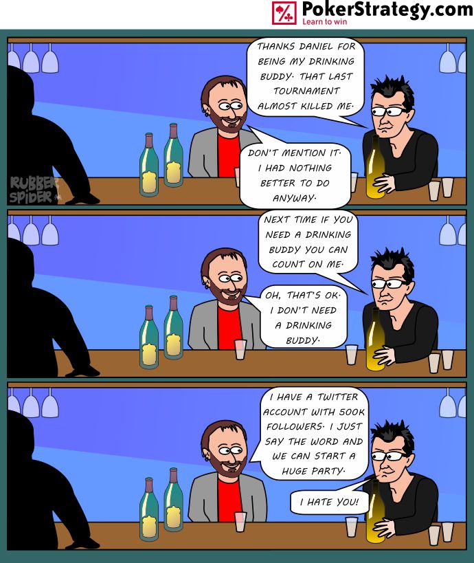 Funny Poker Cartoons Daniel Negreanu