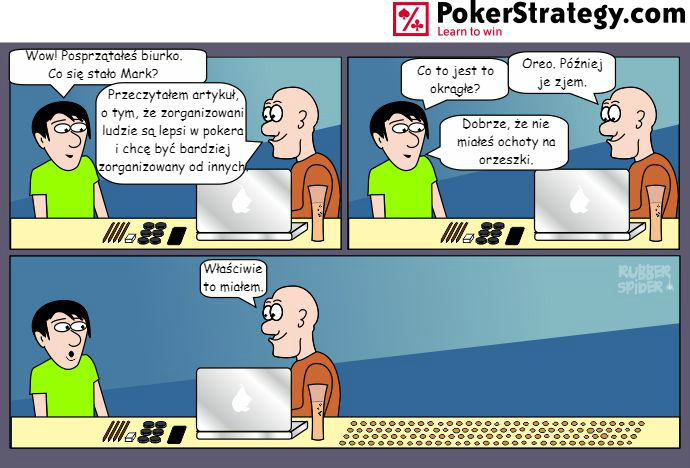 Śmieszny Pokerowy Komiks Dyscyplina