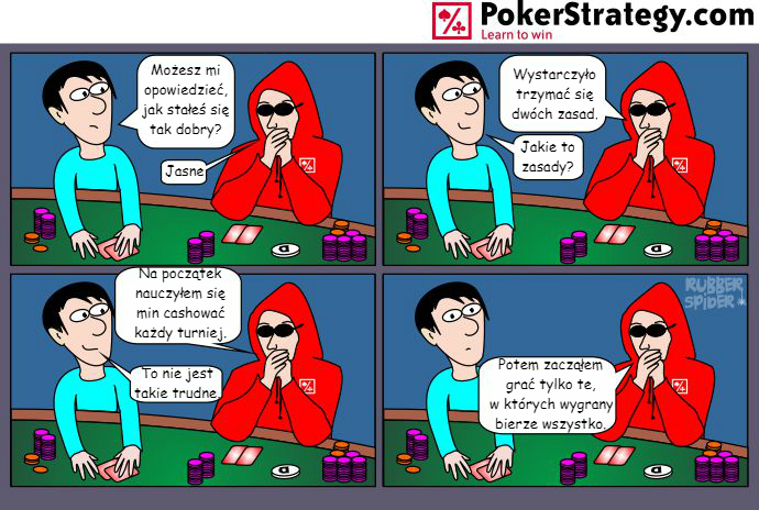 Śmieszny Pokerowy Komiks Poker pro