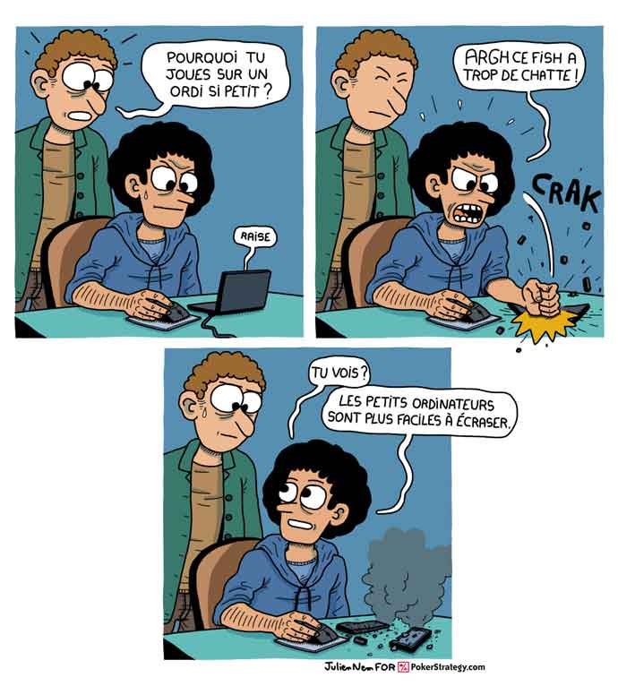 BD de poker humoristique Tilt