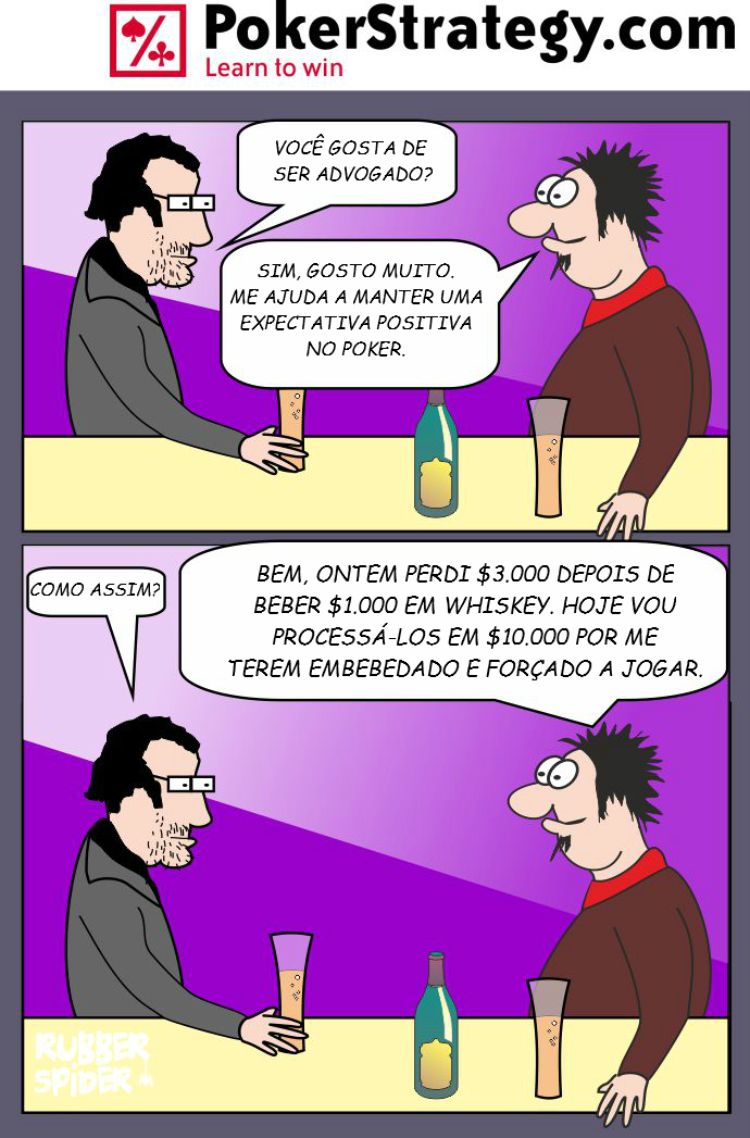 Tirinhas de poker divertidas Processo