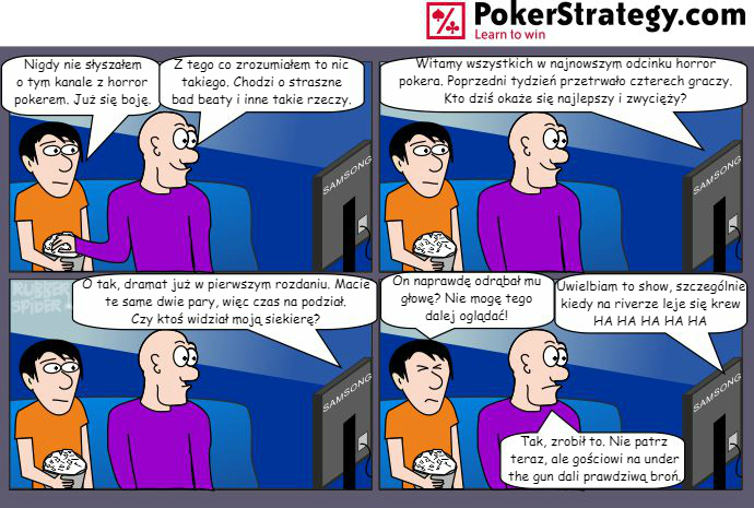 Śmieszny Pokerowy Komiks Pokerowy kanał