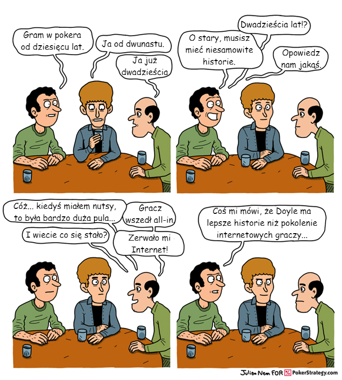 Śmieszny Pokerowy Komiks Pokerowe historie