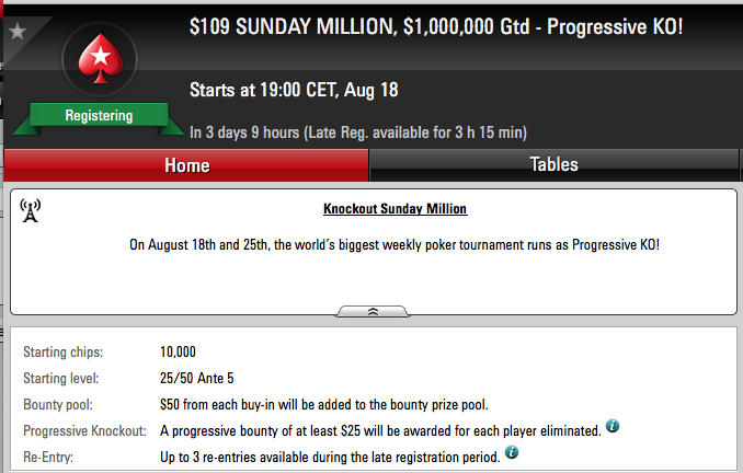 sunday million