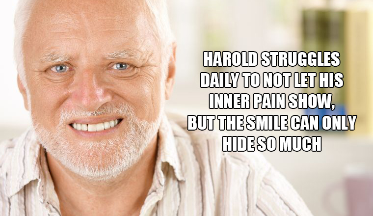 hide the pain harold