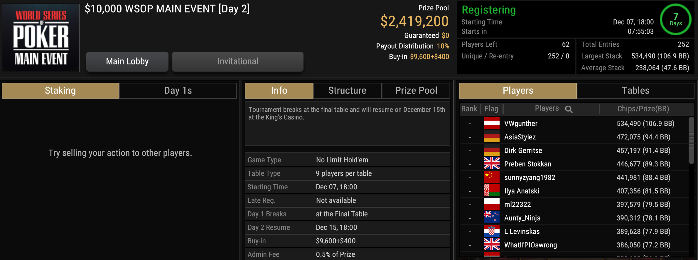 wsop