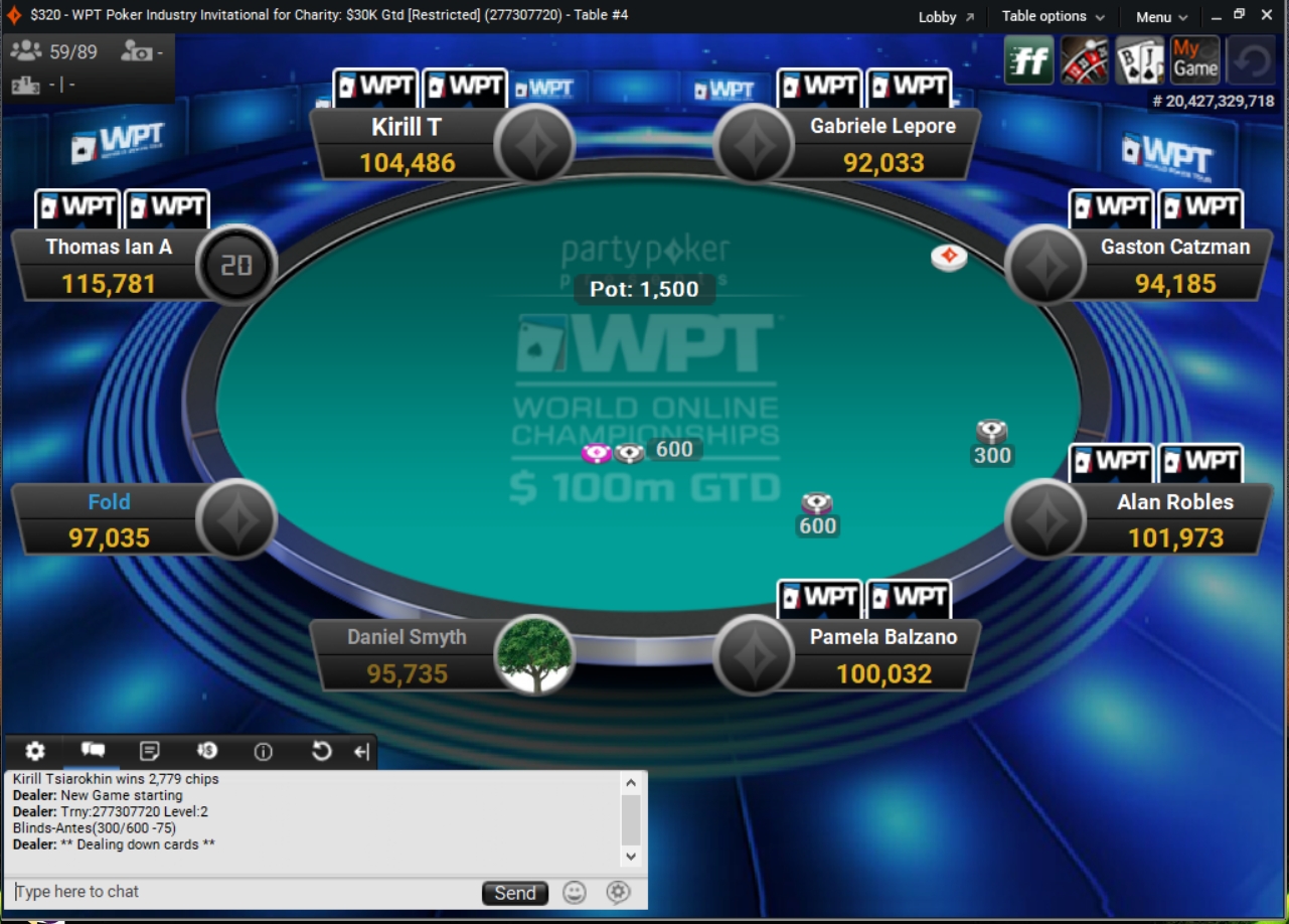Qualificati su partypoker per gli eventi live come il World Poker Tour