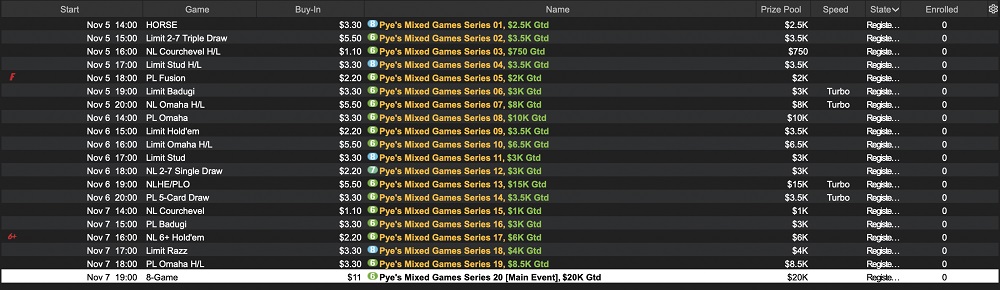 mixed games series pokerstars mason pye