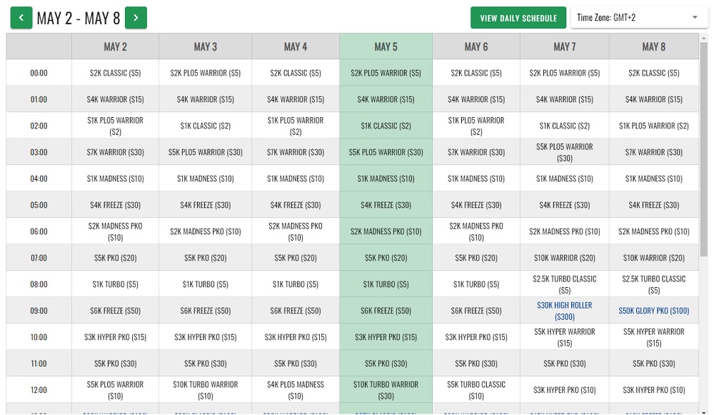 Clic para agrandar kkpoker mtt schedule