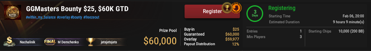 GGPoker WSOP Super Circuit