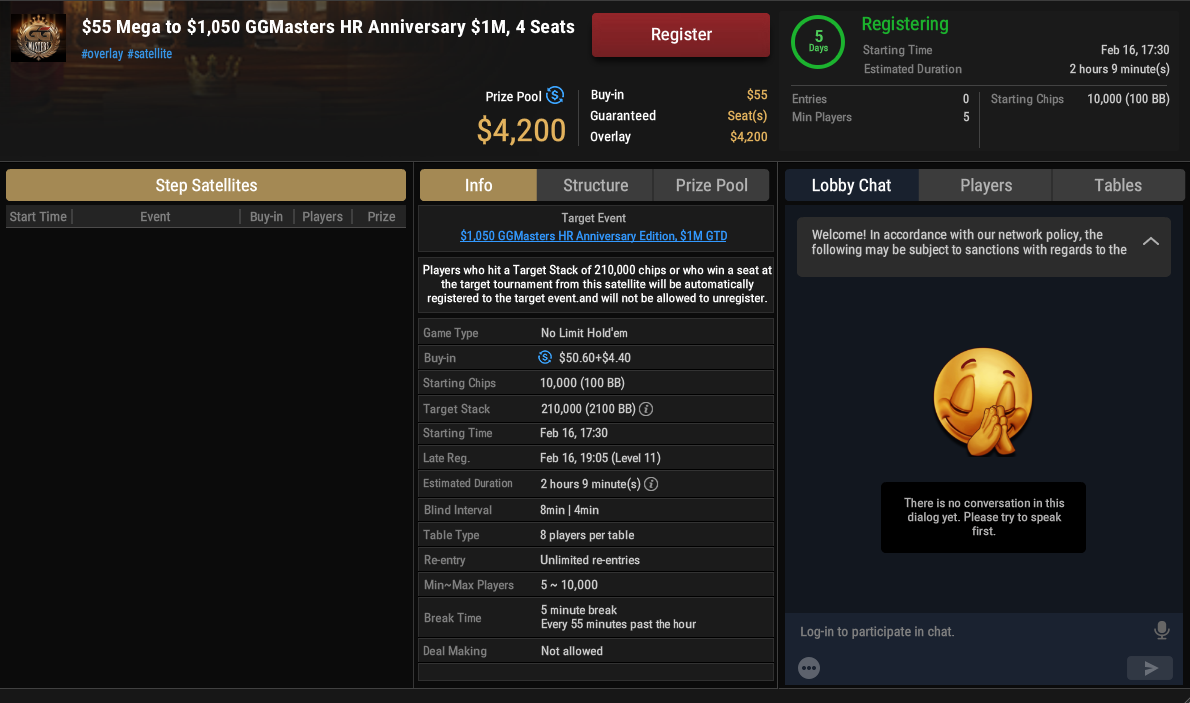 GGPoker WSOP Super Circuit