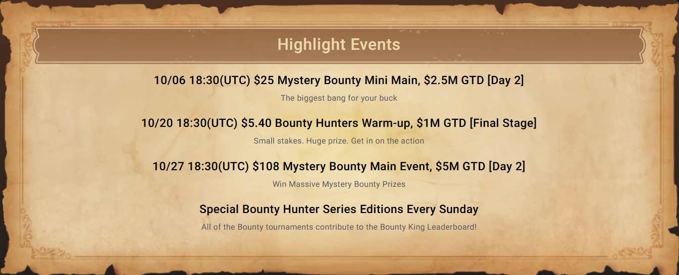 GGPoker Bounty Hunter Series