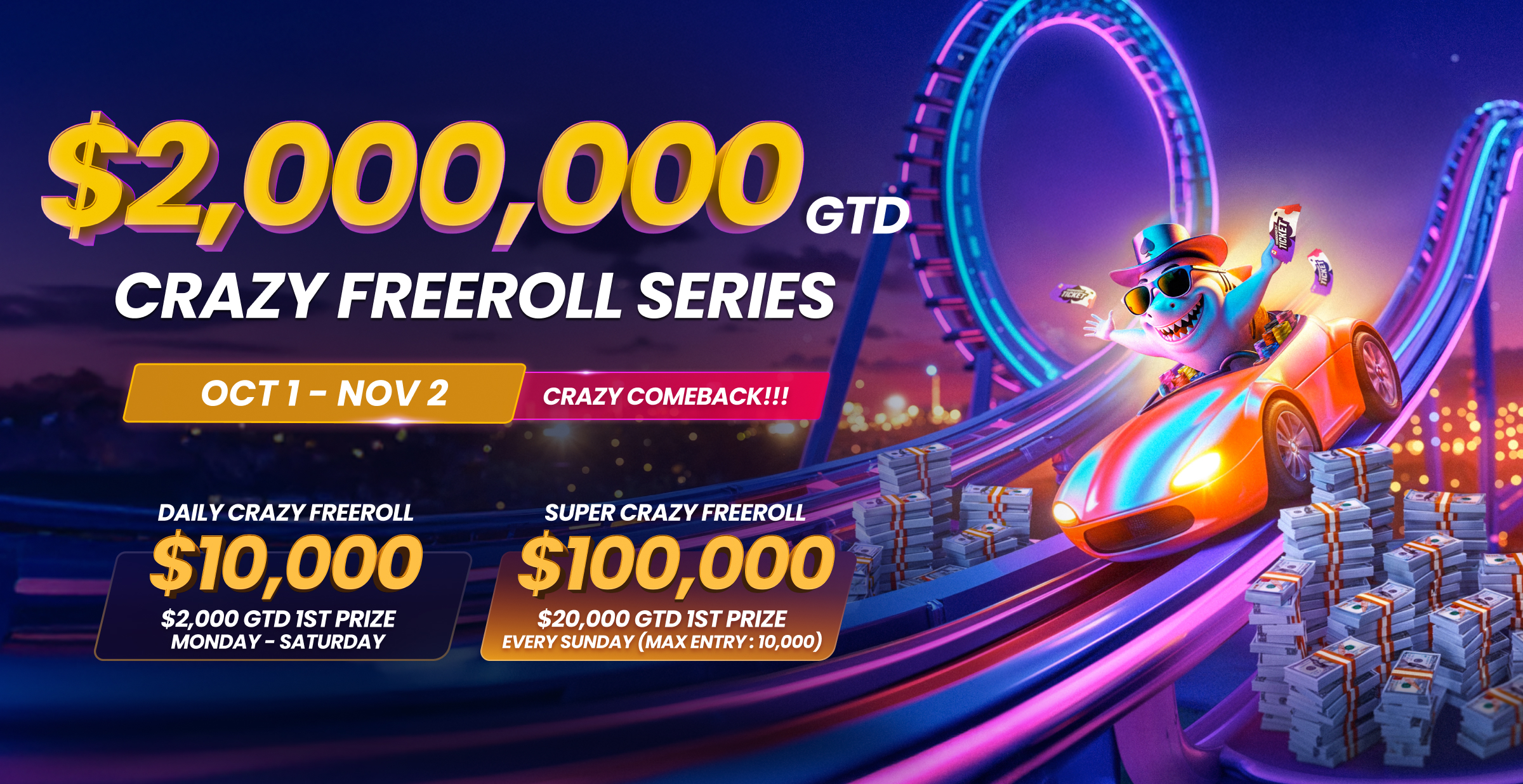 WPT 4-Week Freeroll Frenzy